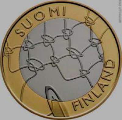Finland 5 euro coin Aland K-J Österman