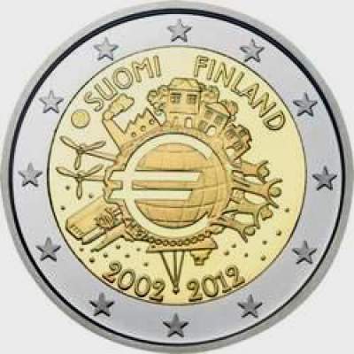 Suomi 2012 2 euro EURO 10v