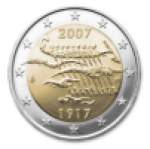 Suomi Itsenäisyys 2007 2 euroa