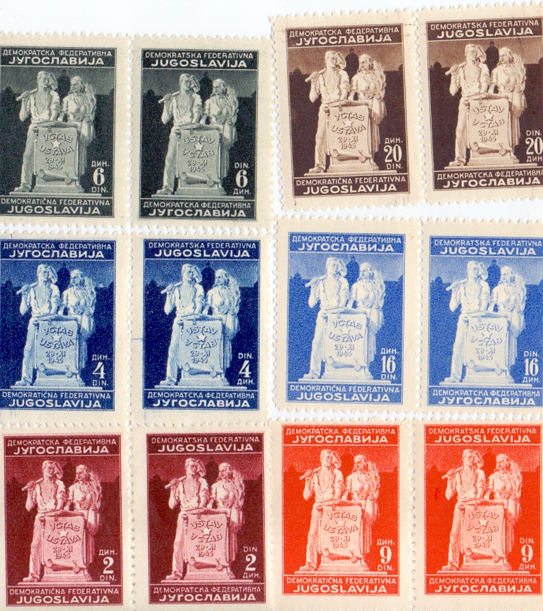 Yugoslavia Postage stamps